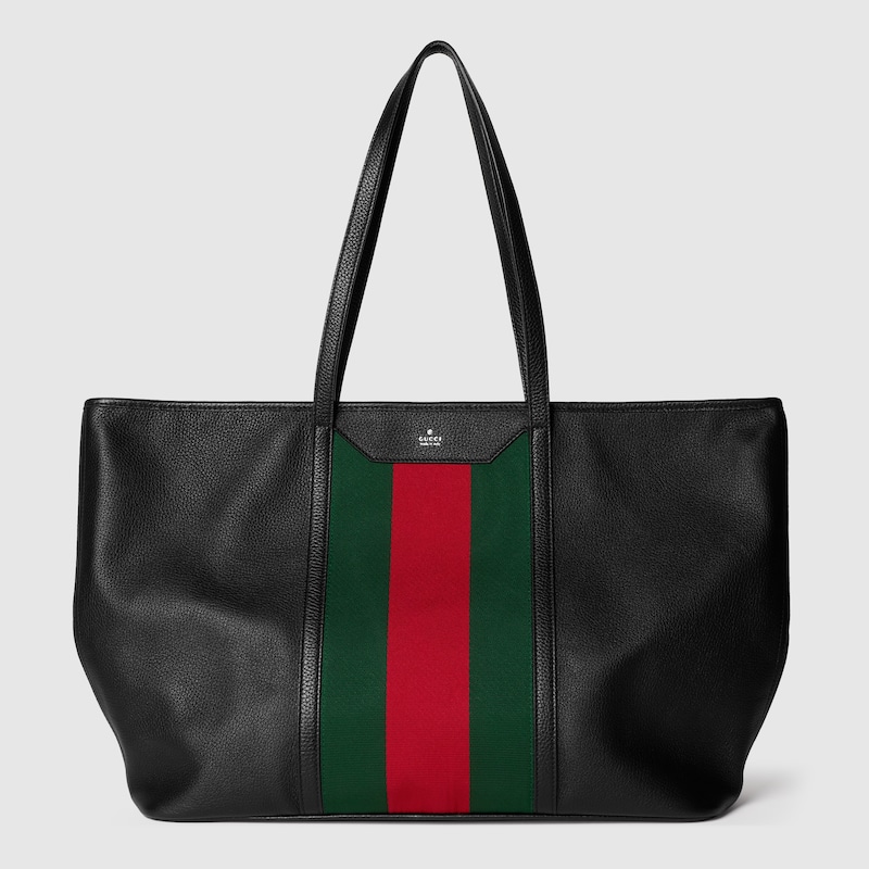 Gucci Web Trademark Large Tote Bag