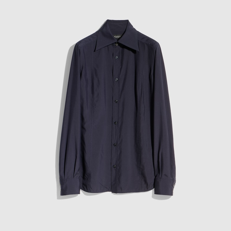 Silk Poplin Shirt Silk Poplin Shirt