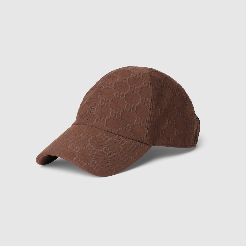 Gucci Embossed GG Jersey Baseball Hat