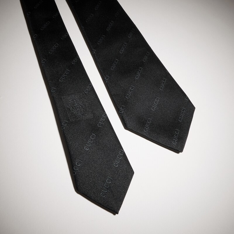 Gucci Silk Jacquard Tie | Thumbnail 3 Gucci Silk Jacquard Tie | Thumbnail 3