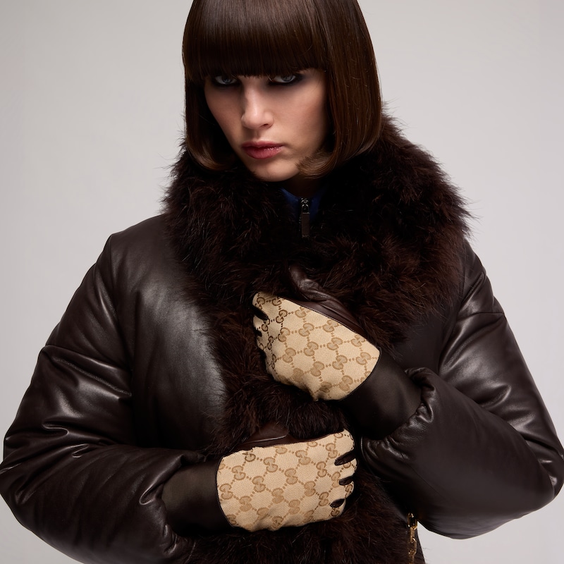 Gucci GG Canvas Gloves | Thumbnail 2 Gucci GG Canvas Gloves | Thumbnail 2