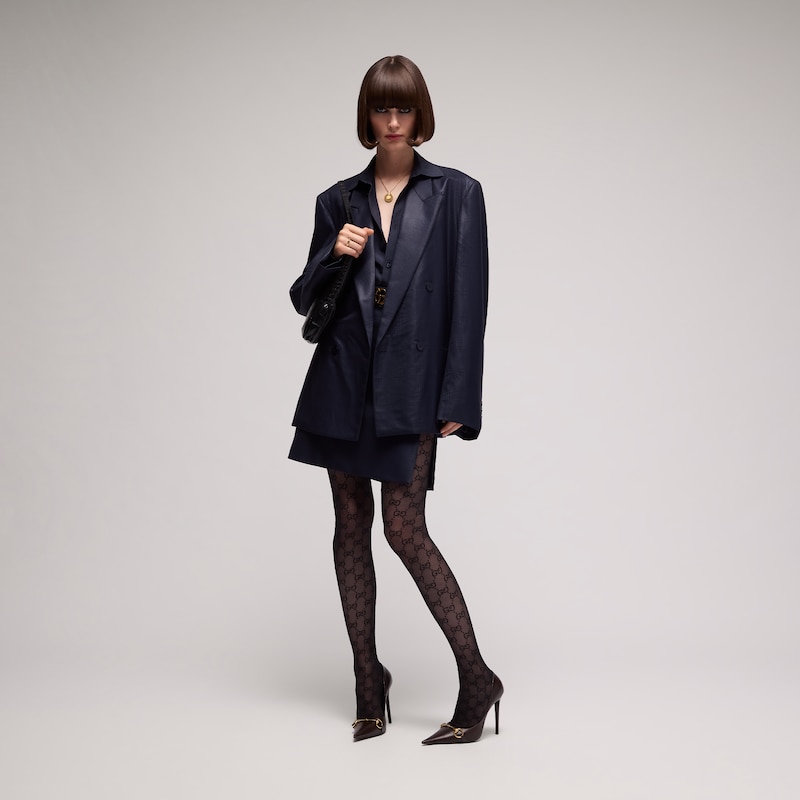 Gucci Prince Of Wales Chintzed Wool Mini Skirt | Thumbnail 2 Gucci Prince Of Wales Chintzed Wool Mini Skirt | Thumbnail 2