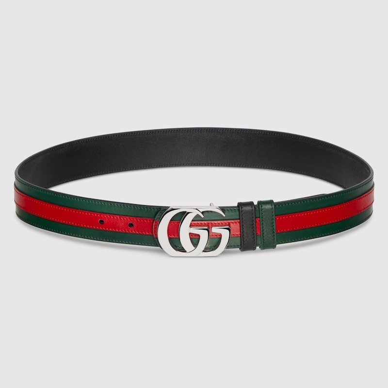 Gucci Reversible Cut GG Marmont Belt