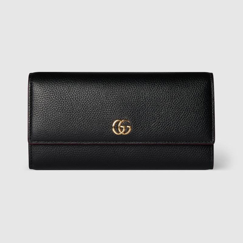 Gucci Bi-color GG Marmont Continental Wallet