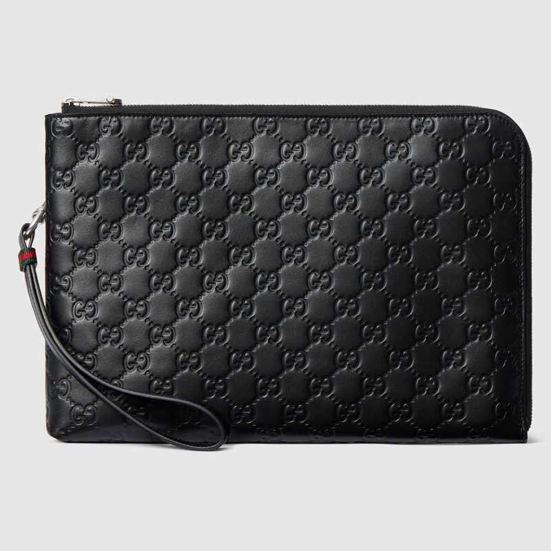Gucci GG Emblem Medium Pouch