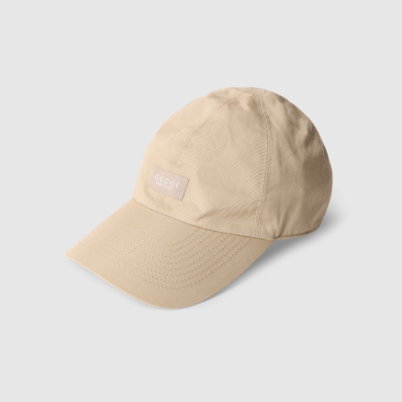 Gucci Cotton Canvas Baseball Hat