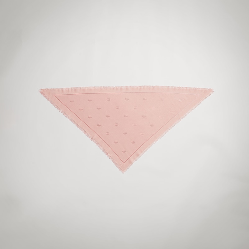 Gucci Double G Silk Wool Shawl | Thumbnail 3 Gucci Double G Silk Wool Shawl | Thumbnail 3