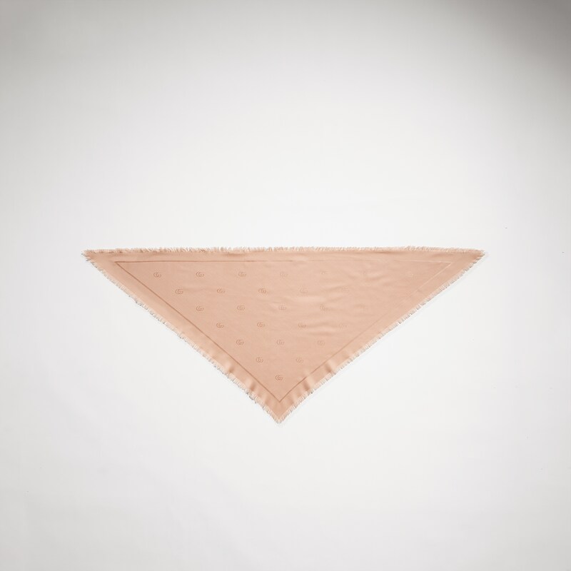 Gucci Double G Silk Wool Shawl | Thumbnail 2 Gucci Double G Silk Wool Shawl | Thumbnail 2