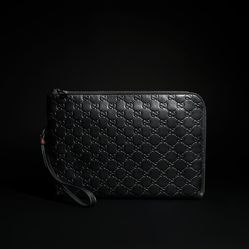 Gucci GG Emblem Medium Pouch | Thumbnail 2