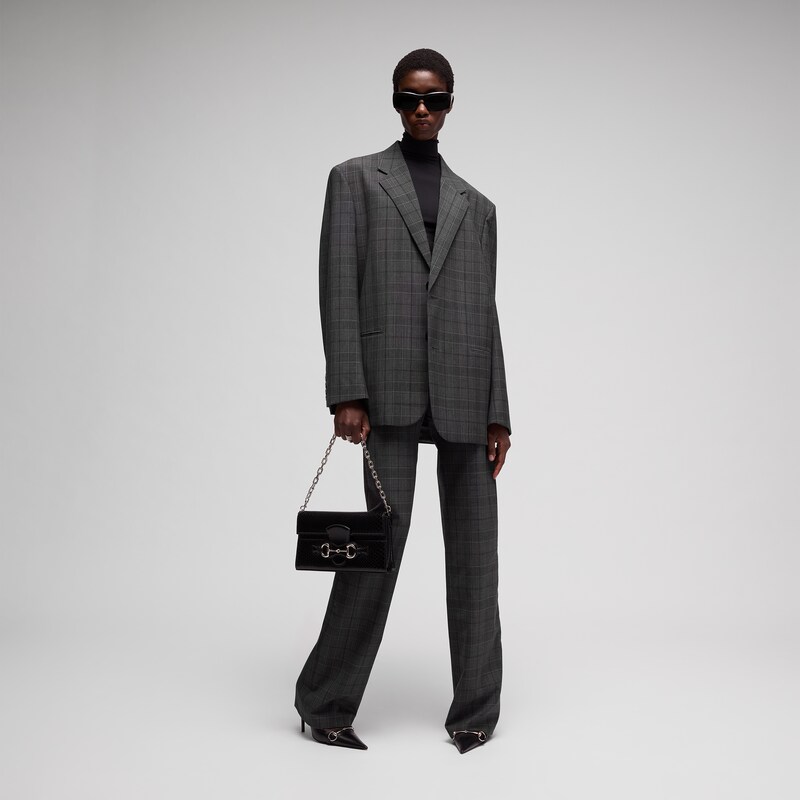 Gucci Checked Fine Wool Jacket | Thumbnail 2 Gucci Checked Fine Wool Jacket | Thumbnail 2
