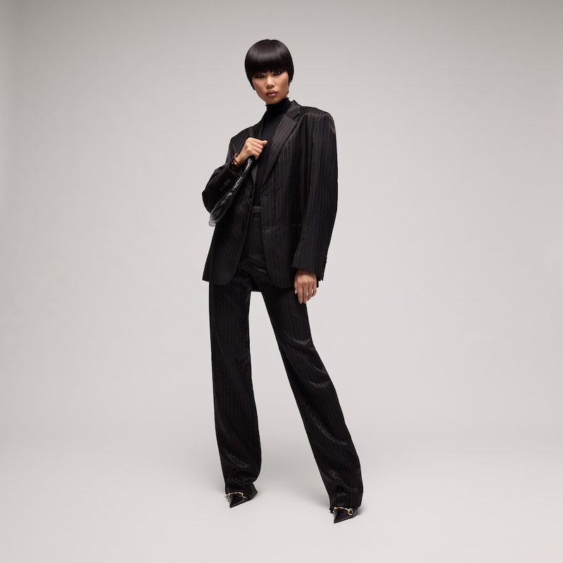 Gucci Pinstripe Wool Silk Pants | Thumbnail 2 Gucci Pinstripe Wool Silk Pants | Thumbnail 2