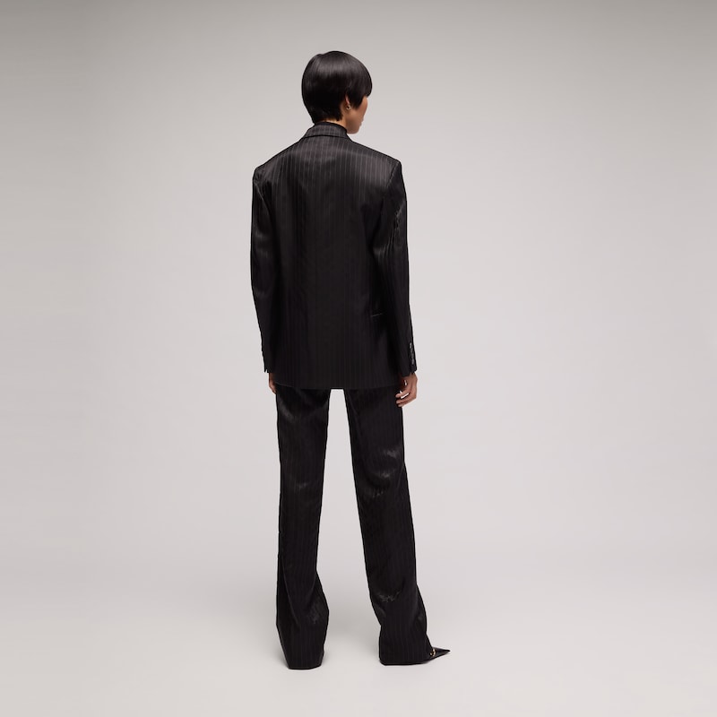 Gucci Pinstripe Wool Silk Pants | Thumbnail 3 Gucci Pinstripe Wool Silk Pants | Thumbnail 3