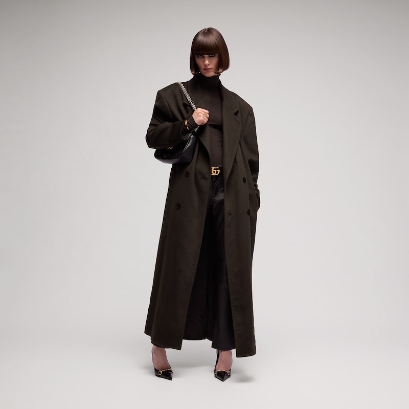 Gucci Soft Cashmere Long Coat | Thumbnail 2 Gucci Soft Cashmere Long Coat | Thumbnail 2