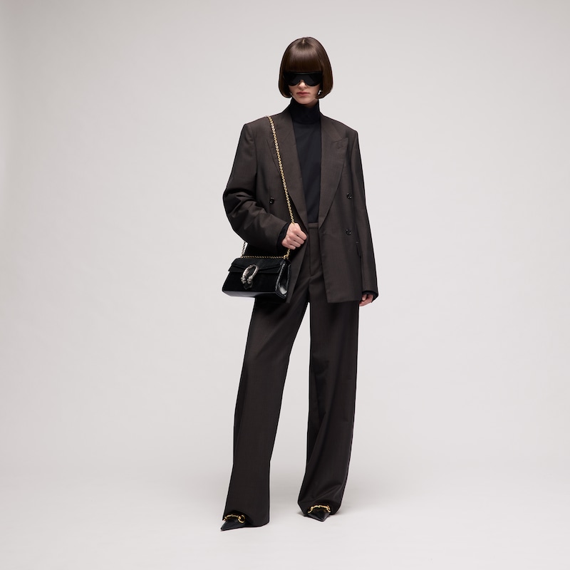 Gucci Pinstripe Wool Mohair Jacket | Thumbnail 2 Gucci Pinstripe Wool Mohair Jacket | Thumbnail 2