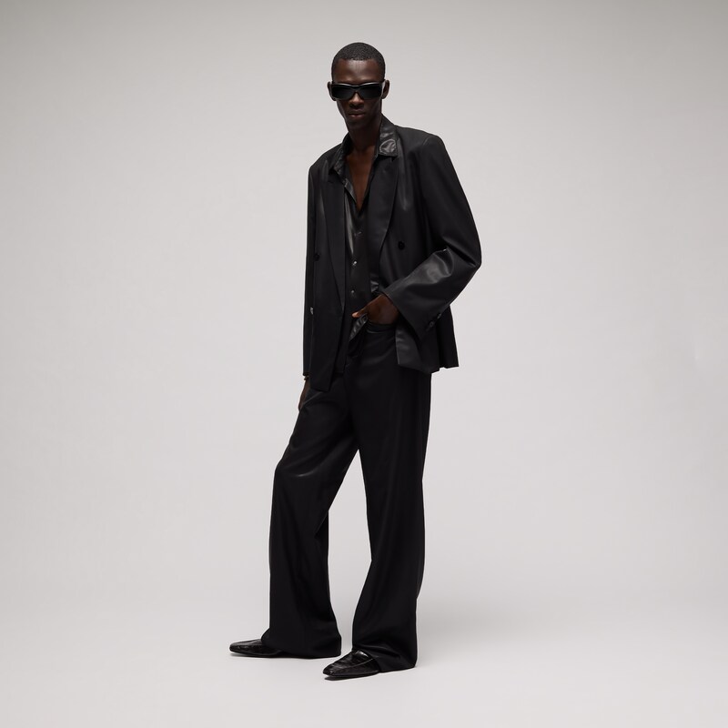 Gucci Light Wool Pants With Chintzed Finish | Thumbnail 2