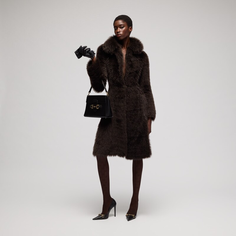 Gucci Long Hair Shearling Coat | Thumbnail 2