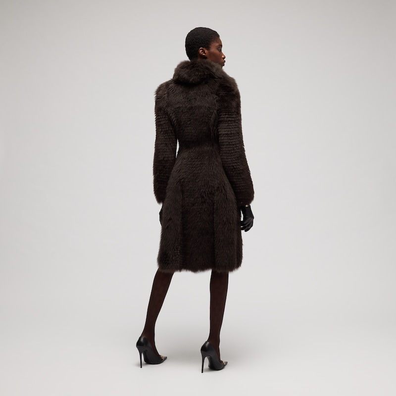 Gucci Long Hair Shearling Coat | Thumbnail 3