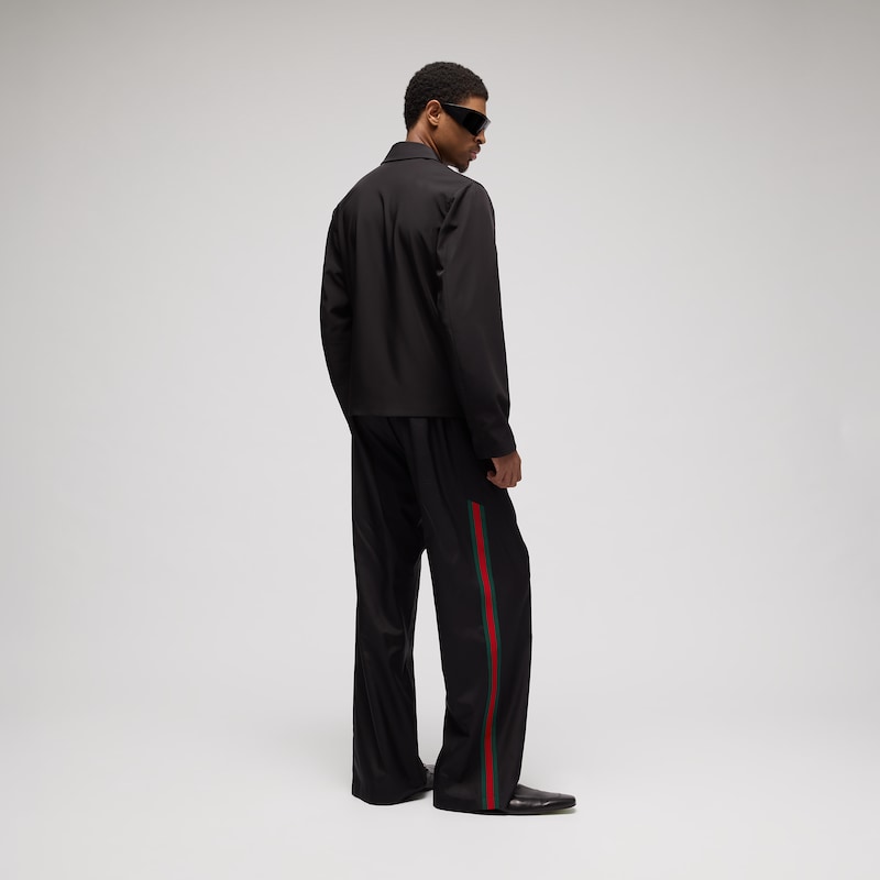 Gucci Stretch Polyester Zip Jacket With Embroidery | Thumbnail 3 Gucci Stretch Polyester Zip Jacket With Embroidery | Thumbnail 3
