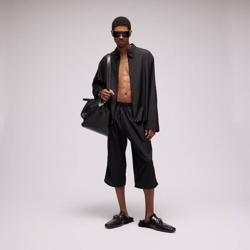 Gucci Technical Poplin Zipped Shirt | Thumbnail 2 Gucci Technical Poplin Zipped Shirt | Thumbnail 2