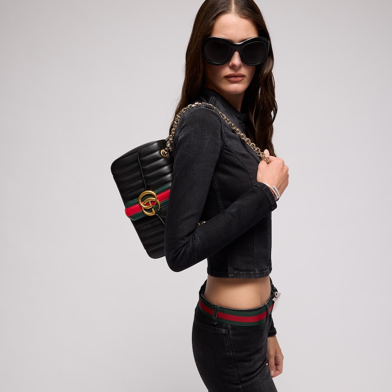 Gucci Jetset GG Marmont Medium Shoulder Bag | Thumbnail 2