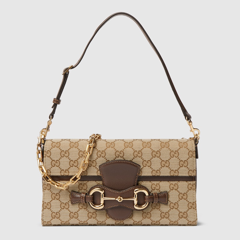 Gucci Horsebit Ristretto Medium Shoulder Bag