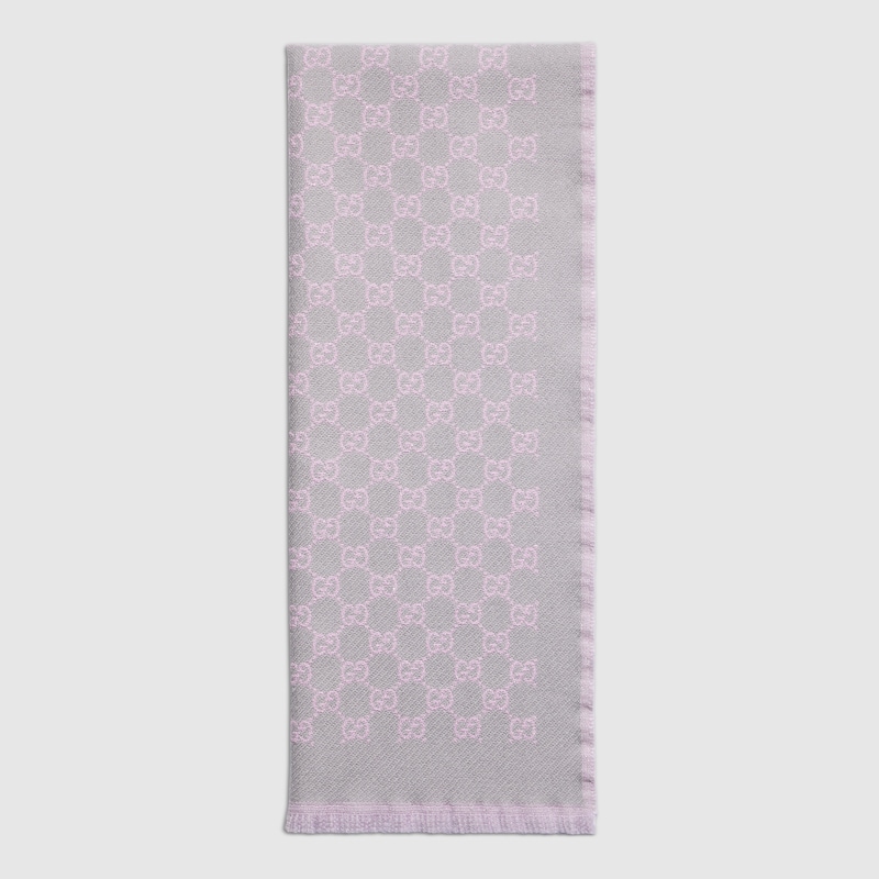GG Wool Viscose Lamé Scarf GG Wool Viscose Lamé Scarf