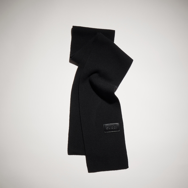 Gucci Rib Wool Scarf | Thumbnail 3 Gucci Rib Wool Scarf | Thumbnail 3