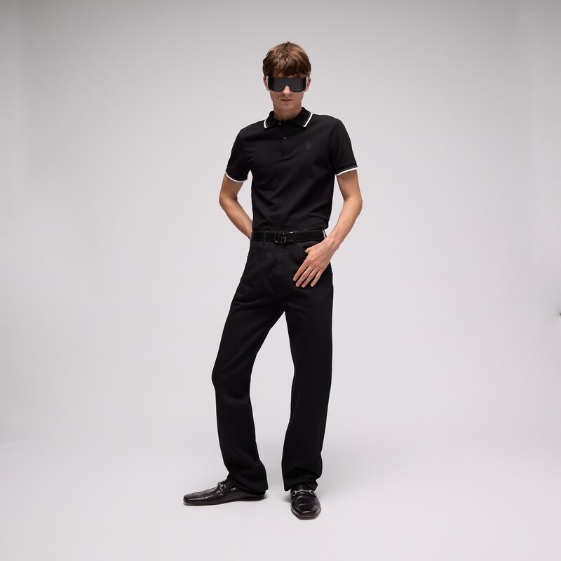 Gucci Cotton Piquet Polo Shirt With Embroidery | Thumbnail 2 Gucci Cotton Piquet Polo Shirt With Embroidery | Thumbnail 2