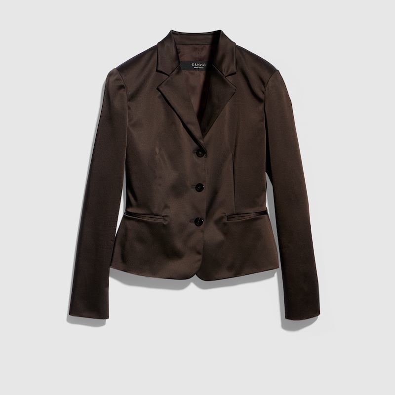 Stretch Acetate Duchesse Jacket Stretch Acetate Duchesse Jacket