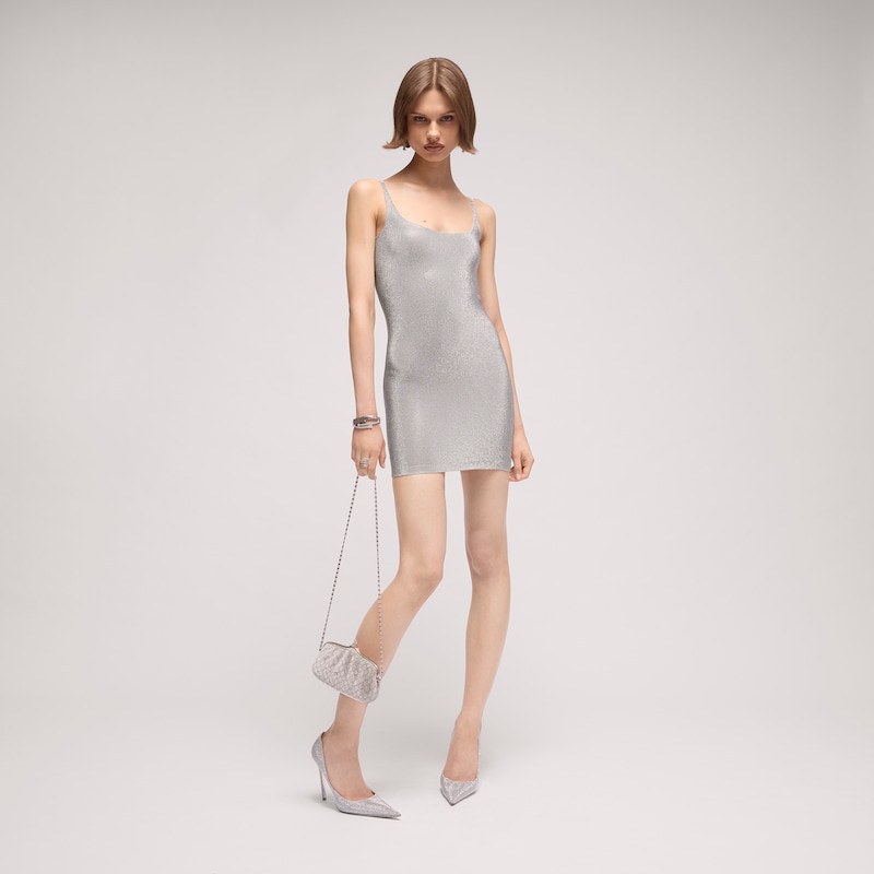 Gucci Stretch Nylon Jersey Dress With Crystals | Thumbnail 2 Gucci Stretch Nylon Jersey Dress With Crystals | Thumbnail 2