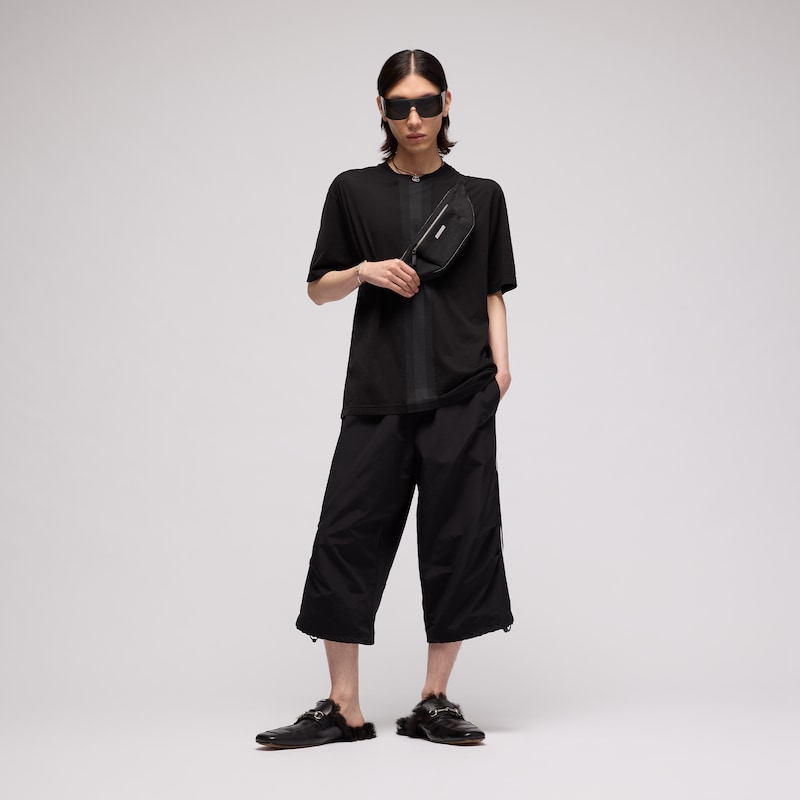 Gucci Cotton T-shirt With Muted Web | Thumbnail 2 Gucci Cotton T-shirt With Muted Web | Thumbnail 2