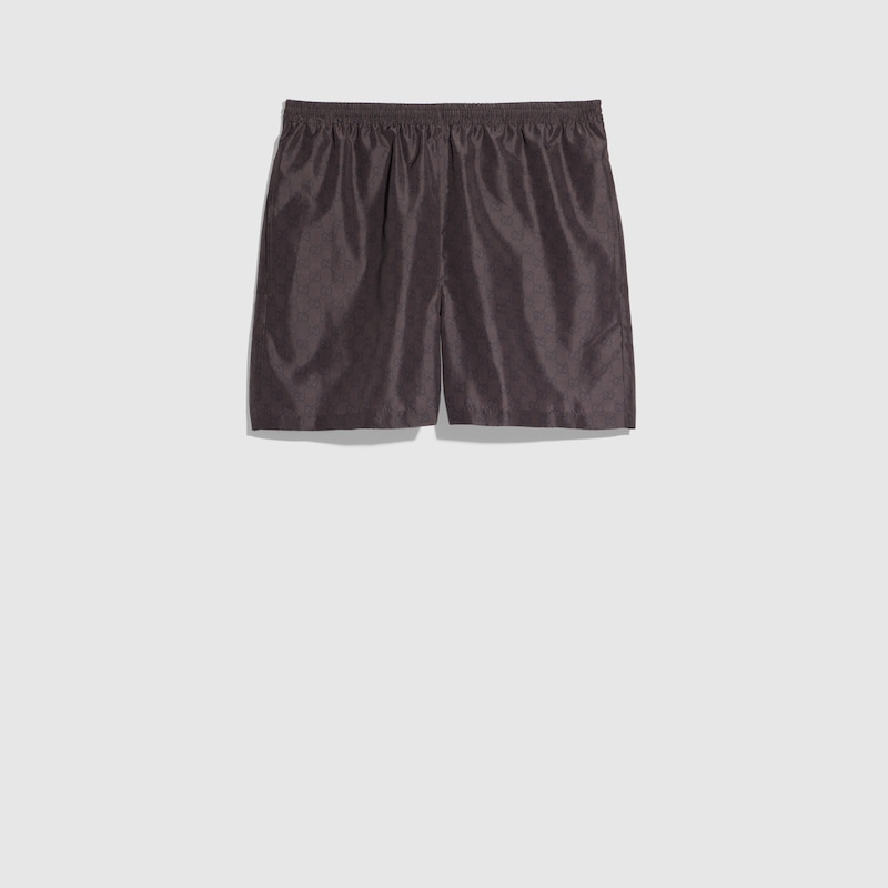 Gucci Printed Polyester Poplin Swim Shorts
