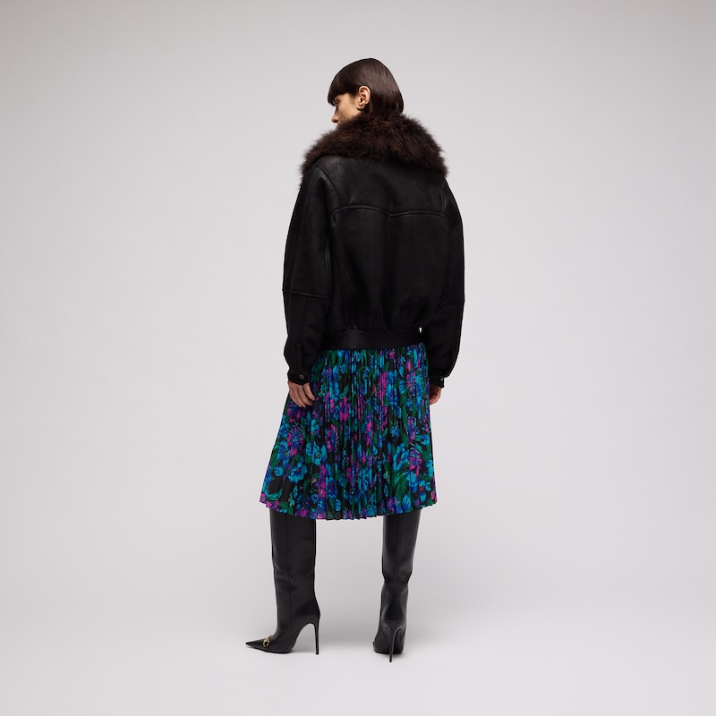 Gucci Printed Silk Crêpe De Chine Midi Skirt | Thumbnail 3 Gucci Printed Silk Crêpe De Chine Midi Skirt | Thumbnail 3