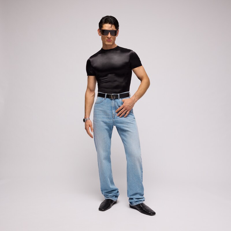 Gucci Bleached Stone Washed Denim Pants | Thumbnail 2 Gucci Bleached Stone Washed Denim Pants | Thumbnail 2