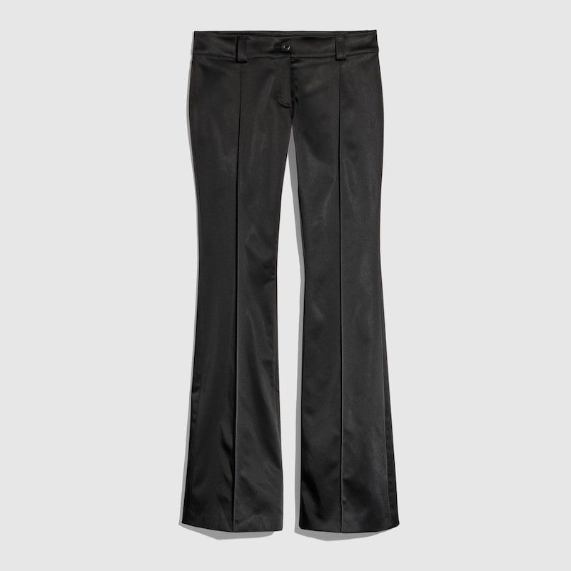 Stretch Acetate Duchesse Pants