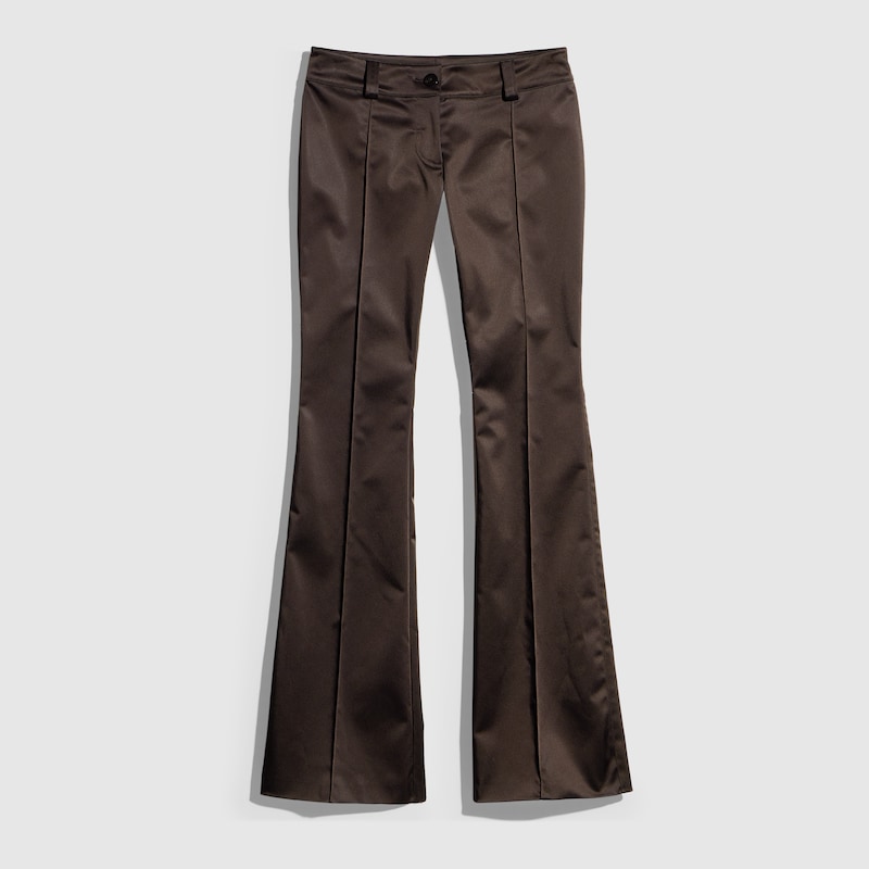 Stretch Acetate Duchesse Pants