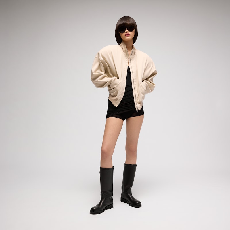 Gucci Biker Boot With Web | Thumbnail 2 Gucci Biker Boot With Web | Thumbnail 2