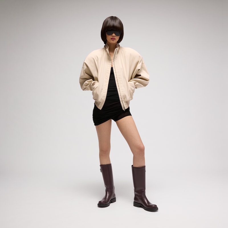 Gucci Biker Boot With Web | Thumbnail 2 Gucci Biker Boot With Web | Thumbnail 2