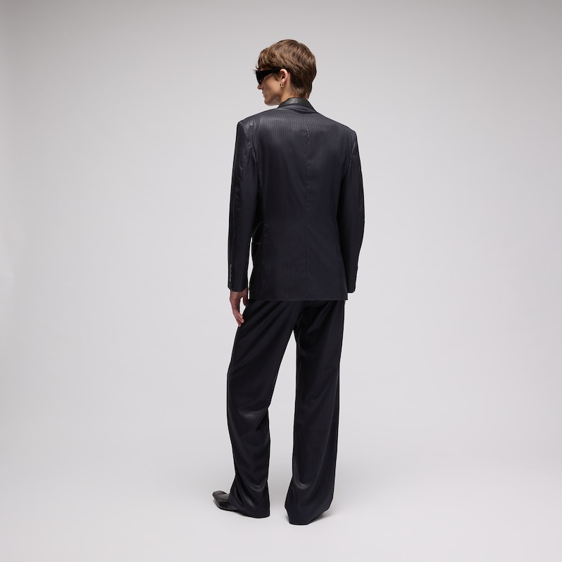 Gucci Pinstripe Chintzed Wool Blend Jacket | Thumbnail 3 Gucci Pinstripe Chintzed Wool Blend Jacket | Thumbnail 3