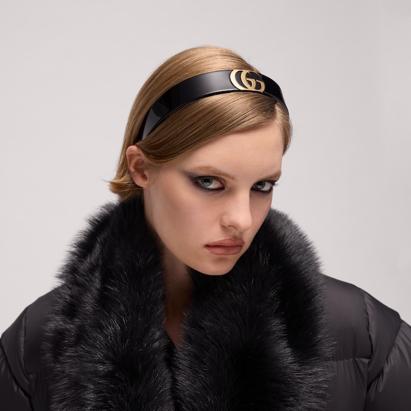 Gucci Hair Band With Double G | Thumbnail 2 Gucci Hair Band With Double G | Thumbnail 2