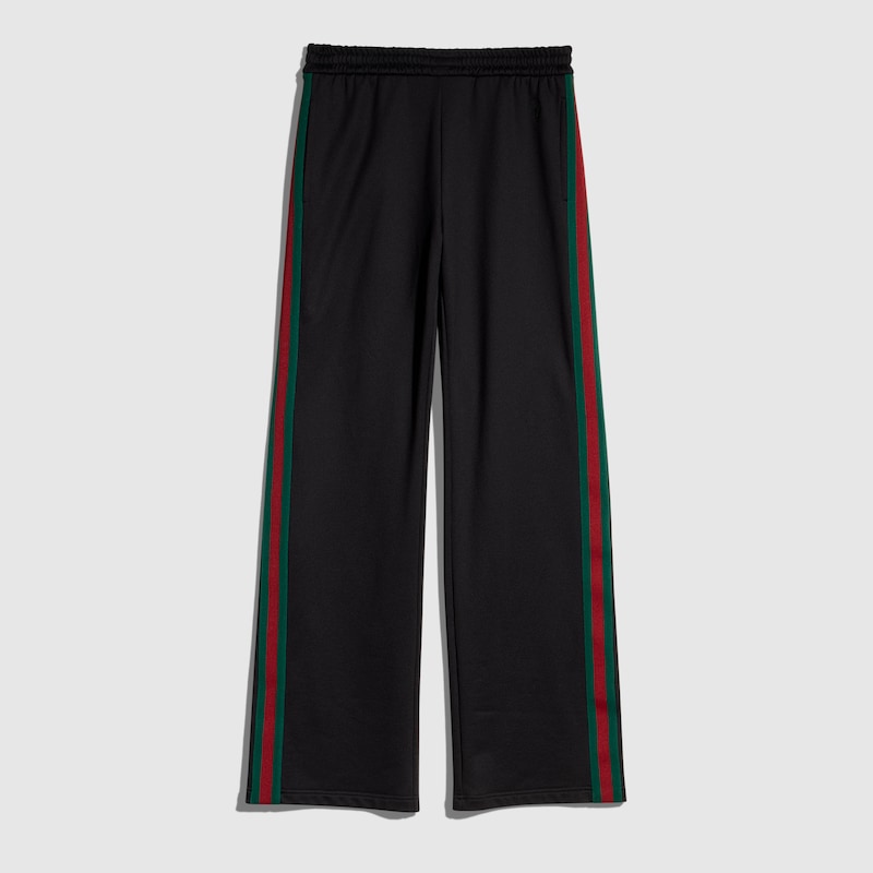 Gucci Cotton Jersey Leisure Pants With Web