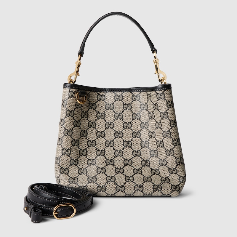 Gucci GG Emblem Mini Bucket Bag