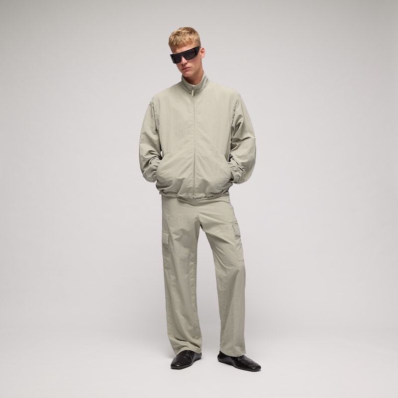 Gucci Froissé Nylon Faille Zip Jacket With Embroidery | Thumbnail 2 Gucci Froissé Nylon Faille Zip Jacket With Embroidery | Thumbnail 2