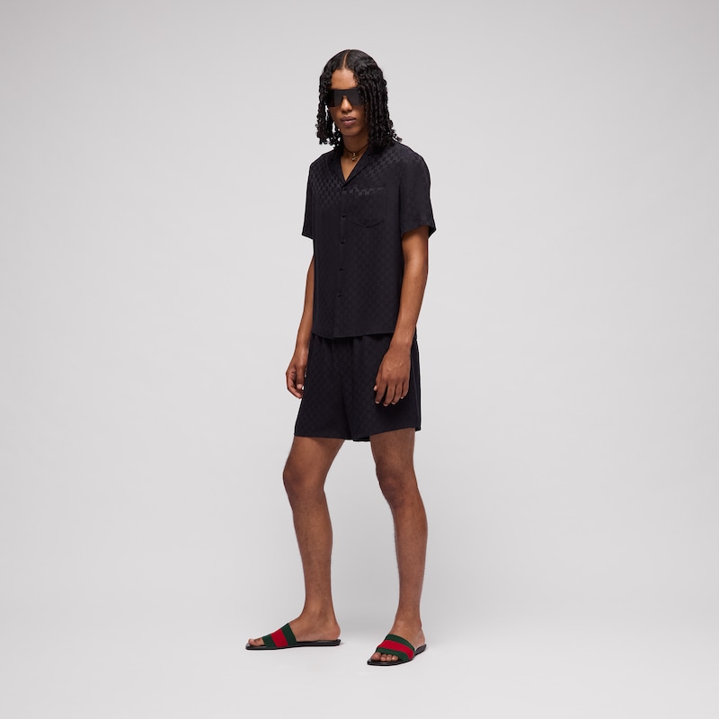 Gucci GG Silk Jacquard Shorts | Thumbnail 2 Gucci GG Silk Jacquard Shorts | Thumbnail 2