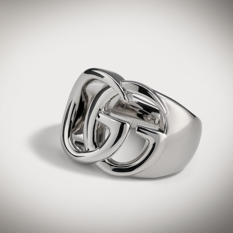 Gucci GG Marmont Cut-out Wide Ring | Thumbnail 3