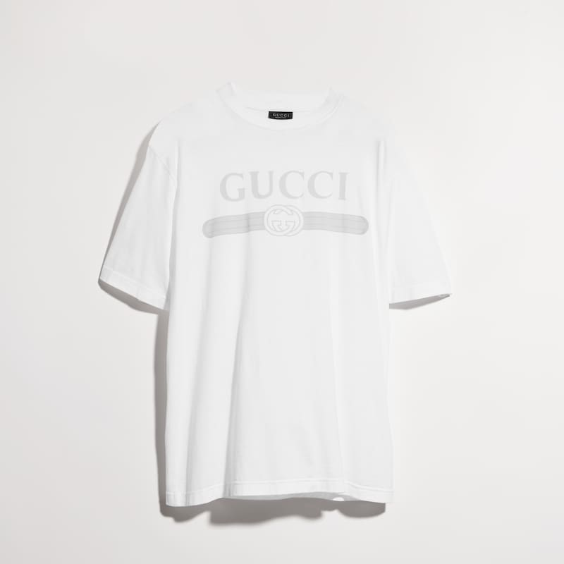 Gucci Cotton Jersey T-shirt With Print | Thumbnail 2 Gucci Cotton Jersey T-shirt With Print | Thumbnail 2