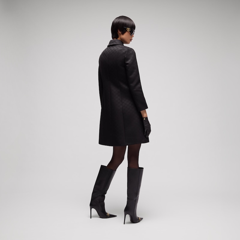 Gucci GG Viscose Jacquard Coat | Thumbnail 3 Gucci GG Viscose Jacquard Coat | Thumbnail 3