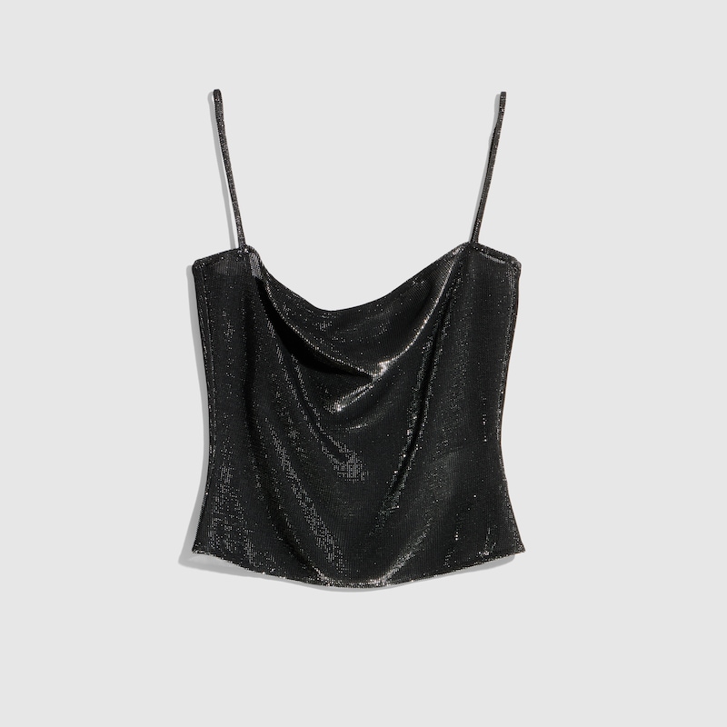 Jersey Top With Iridescent Effect