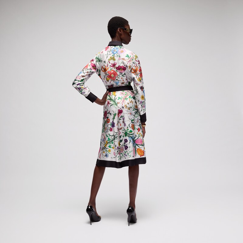 Gucci Printed Silk Pants | Thumbnail 3 Gucci Printed Silk Pants | Thumbnail 3