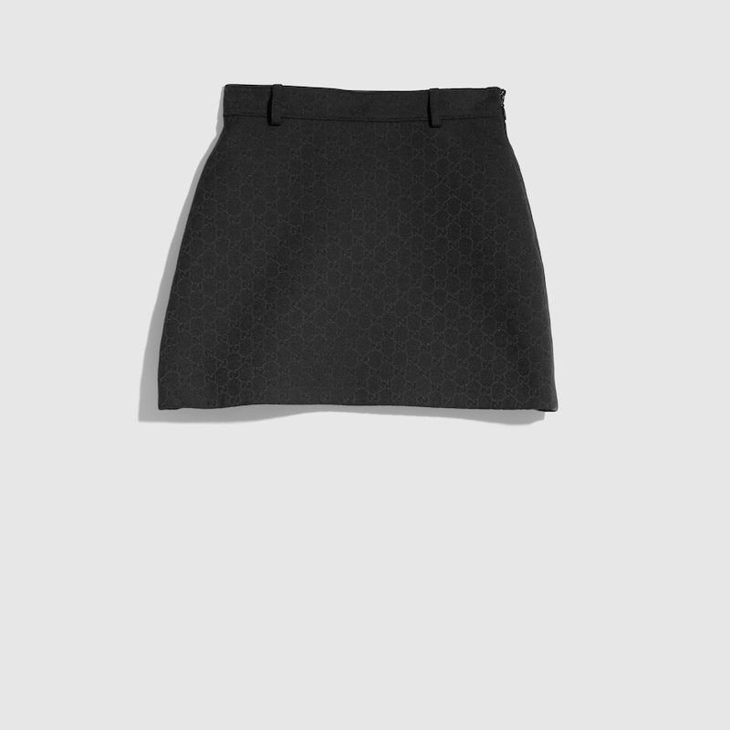 GG Cotton Blend Mini Skirt